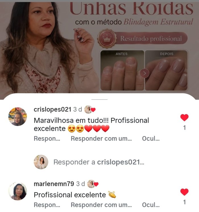 crislopes021 e marlenemn79, no Instagram: Maravilhosa em tudo!!! Profissional excelente.